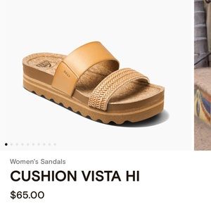 Reef Cushion Vista Sandals. Worn once!
